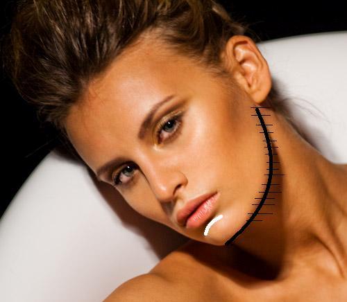   скульптурирование лица