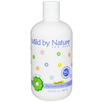 Шампунь-гель без слез Mild By Nature, For Baby, Tear-Free Shampoo & Body Wash (380 ml)